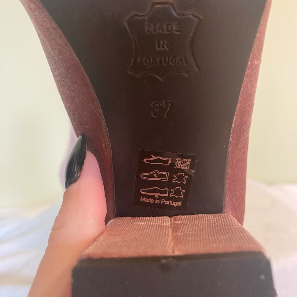 NWT Free People Velvet Cecile Ankle Boots - Picture 5 of 6